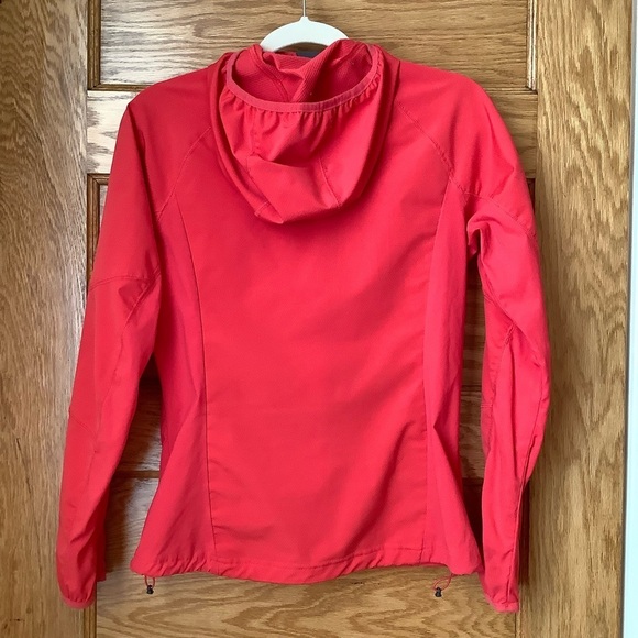 COLUMBIA Sweet As Softshell Coral Hooded Jacket Size S - Picture 3 of 16